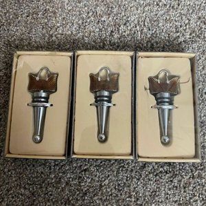 Set of 3 New In Box Wine Stoppers